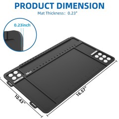 Pistol Gun Cleaning Mat, Premium Gun Cleaning Pad with Organizer Parts Tray, …