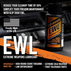 EWL CLP Gun Lube – Extreme Weapons Lubricant Synthetic Gun CLP Cleaner – 1Oz Squ