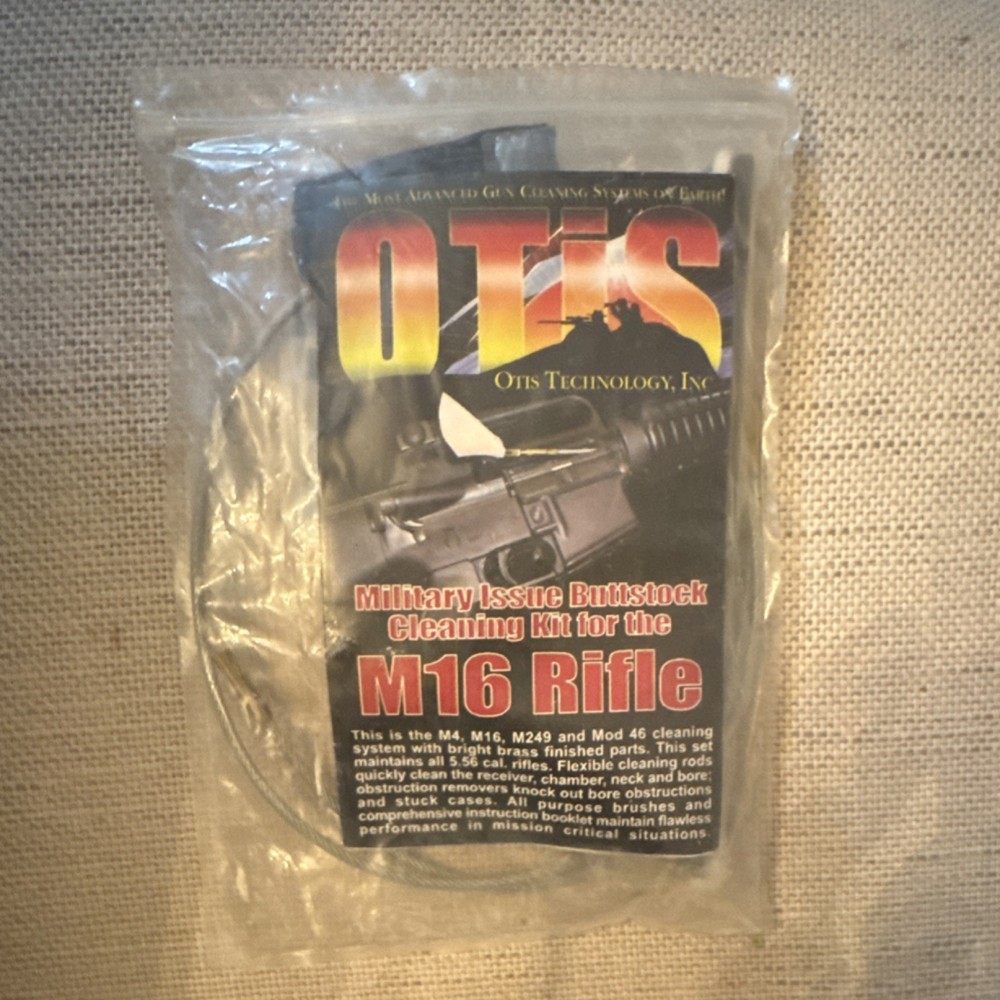 Otis Technology Cleaning Kit 5.56 cal M16 Brass Bore Brush Rods Case