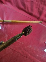 Antique 3pc Wooden&Brass Gun Cleaning Rod 36″ Shotgun/Black Powder Rifle No…
