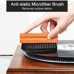 OPULA 7-in-1 Vinyl Record Cleaning Kit – Cleaner, Brushes, Protector