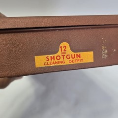 Vintage 12 Gauge Shotgun Cleaning Kit w/ Hoppe’s Oil Rods Brushes Bachmann Case