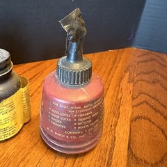 Lot Vintage HOPPE’S And OUTERS Gun Cleaning items – Solvent, Oil, Cloth And More
