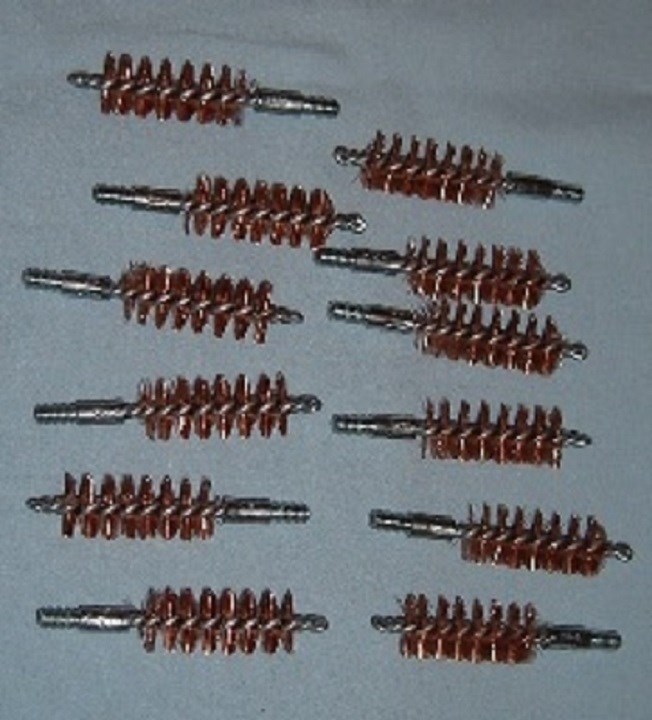 Dozen Pack 380 9mm 38 Special 357 Pistol Bore Brushes (8-32 thread) $3 Shipping
