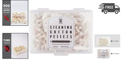 Gun Cleaning Pellets Wool Felt for Air Rifle Pistol 22 Caliber 300pcs Storage