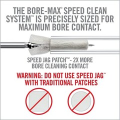 Real Avid Bore-Max Speed Jag and Patches, Bore Cleaning Jag Gun Patch Holder…