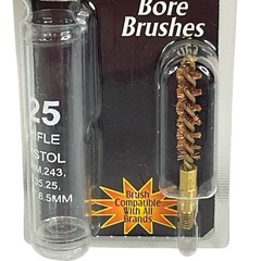 Otis Premium Bore Brush 325 Cleans 243 25cal 6mm 6.5mm Brush Storage Bottle 3pk