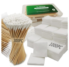 1700PCS Gun Cleaning Kit Patches Swabs Lint Free for Rifle Pistol 9mm
