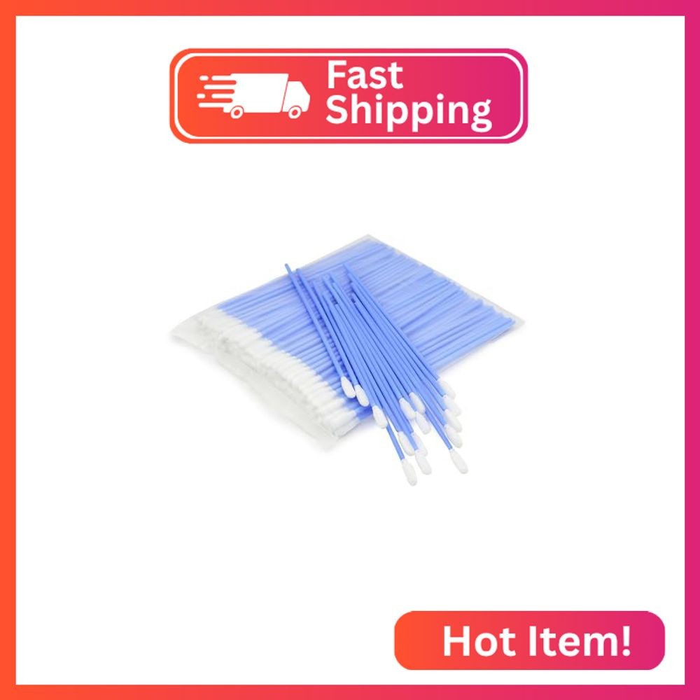 Wellgler’s 6.42” Gun Cleaning Swabs, Long Swabs,Microfiber Foam swabs,Multi-Pur