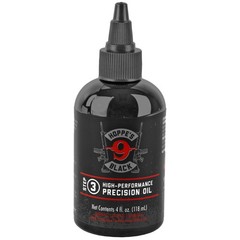 Hoppeas Black Precision Oil Liquid 4oz Bottle Synthetic For Firearm Lubricant
