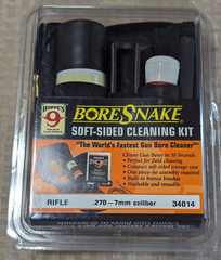 Hoppe’s 34014 – BoreSnake 0.27/7 mm Soft-Sided Cleaning Kit “Worlds Fastest”