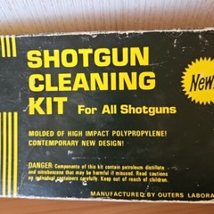 Vintage Gunsmith Cleaning Kit & All-Gauge Cleaning Rod Outers Gunslick Case Box