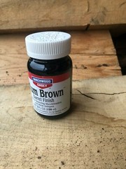 BIRCHWOOD CASEY PLUM BROWN BARREL METAL FINISH IN 5 OZ. JAR, PART # 14130