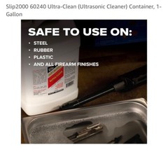SLIP 2000 Ultra-clean For Ultrasonic Cleaners Water based 1 Gallon