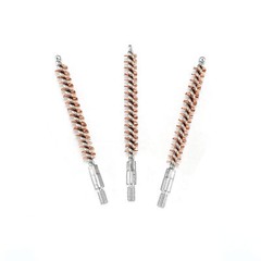 3 X 3 inch Bronze Bristle Bore Brush .243 cal 8×32 Thread for Gun Cleaning Rod