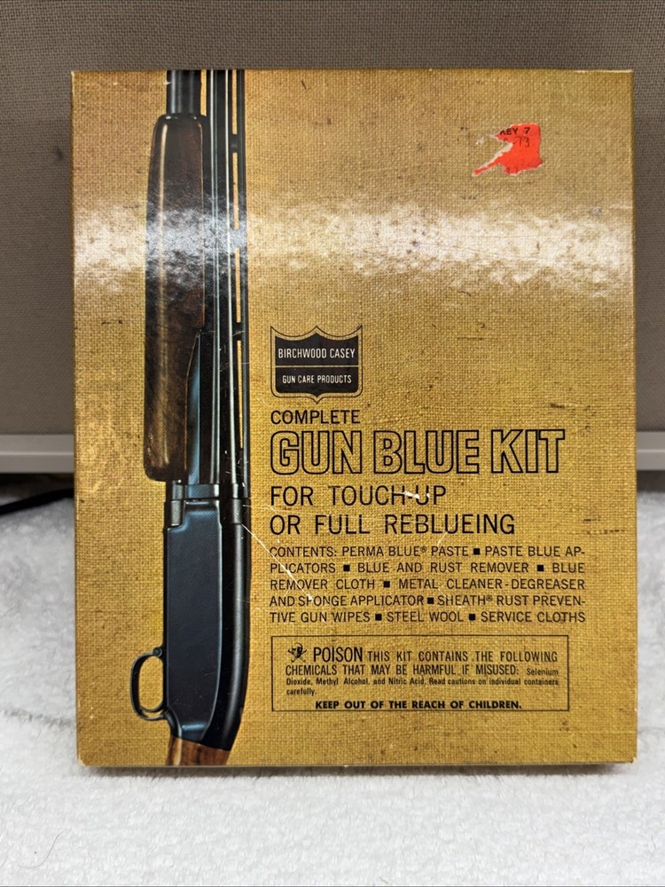 Vintage Birchwood Casey Complete Gun Blue Kit NOS