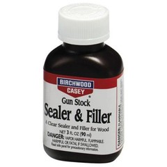 Birchwood Casey 23323 Gun Stock Sealer Filler 3oz Clear Sealant Wood