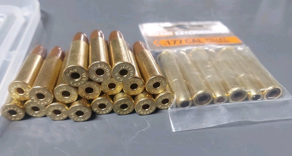 18 Dan Wesson Revolver Cartridge .177-Caliber Pellets + 6 Bear River NEW Pack