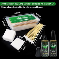 1700PCS gun cleaning supplies—1500PCS Gun Cleaning Patches 200PCS Gun Cleaning