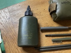 AR15 Gun Cleaning Kit with 7790630 case and grease brushes folding sectional rod