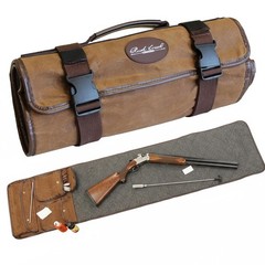 Gun Cleaning Mat All Guns Portable Waxed Canvas Handle Weather-Resistant Gun