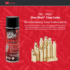 Hornady One Shot Case Lube with DynaGlide Plus, 5 oz – A Clean, 5 Oz, 5 Oz