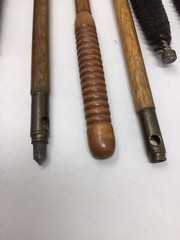 Vintage Collectible Wooden Rifle Cleaner W/ Bag