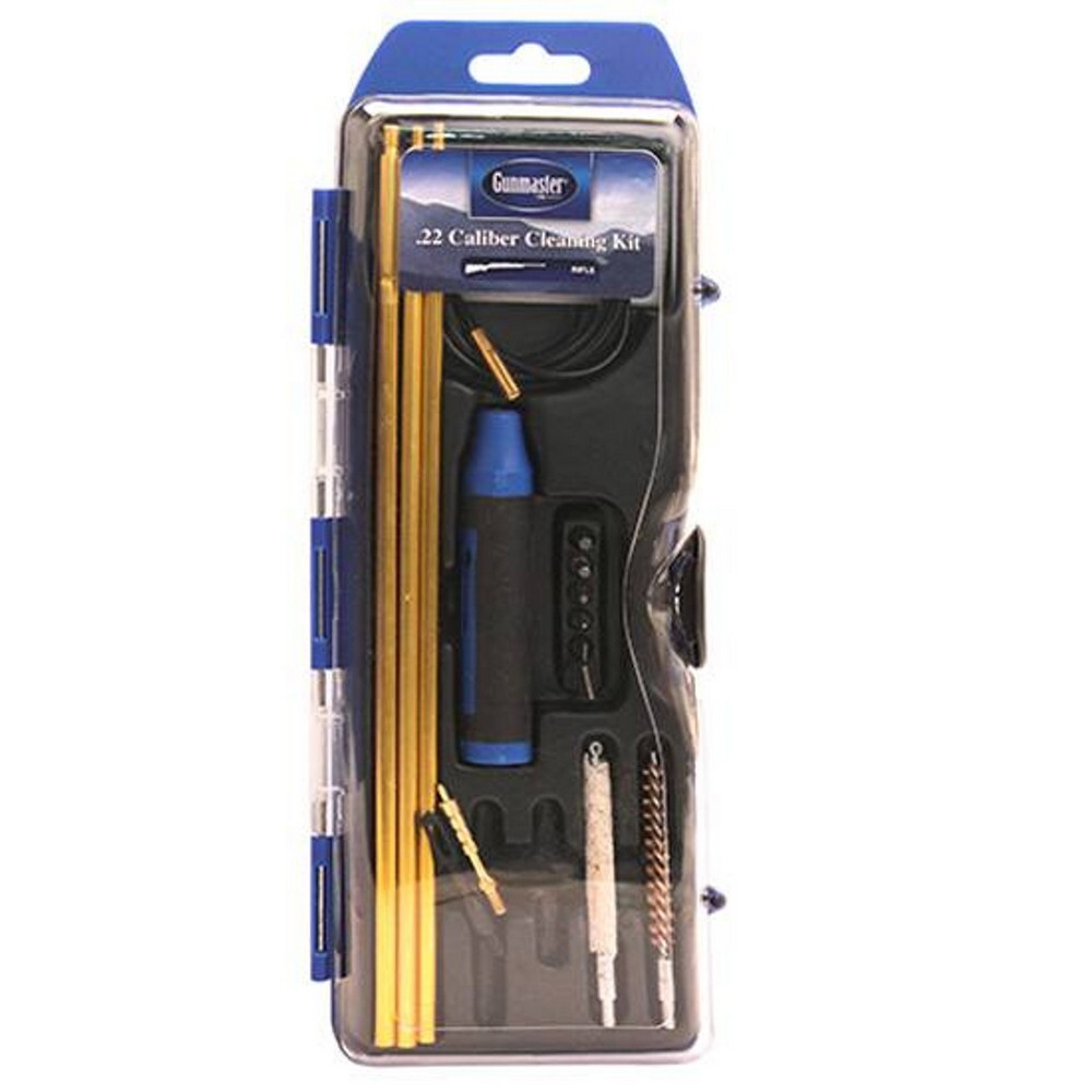 DAC GunMaster Hybrid Cleaning Kit 22 Cal Rifle-16 Pieces Black-Blue – GM22HY
