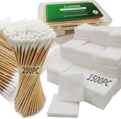1700PCS gun cleaning supplies—1500PCS Gun Cleaning Patches +200PCS Gun Cleaning