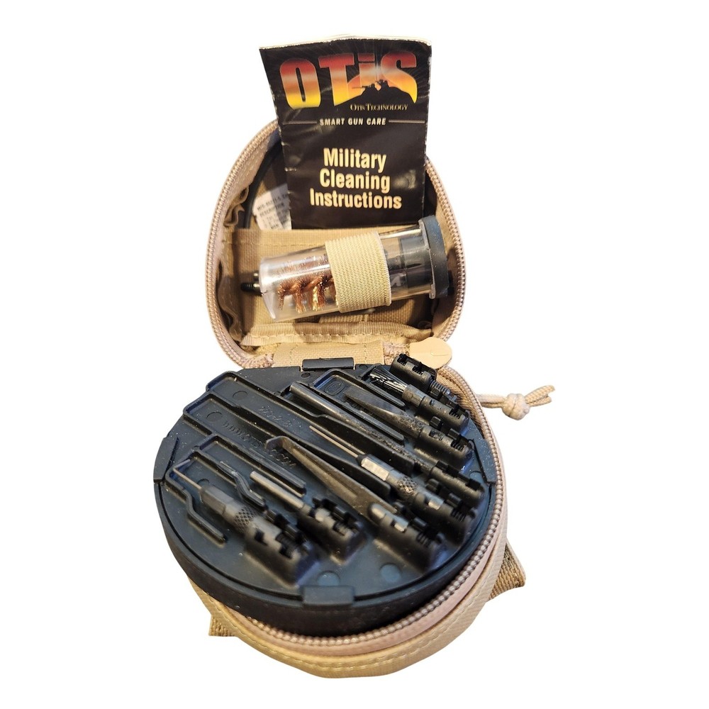 Otis Technology Military Gun Cleaning Kit Tan Soft Pack Case Multi Cal