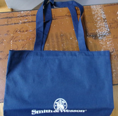 Vintage Smith & Wesson Canvas Tote Bag 13.5″ x 14″ Never Used. NEW
