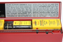 Rare Vintage Metal Tin Red Rider Daisy BB Gun Cleaning Kit As Clean as They Come
