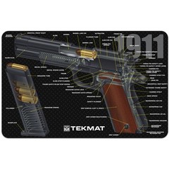 TekMat Original Gun Cleaning Mat – 17″ X 11″ – 1911 Cutaway
