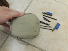 CLEANING CHAMBER BRUSH SET FOR CAL-40 , .45, 9mm