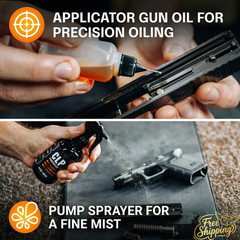 CLP Gun Cleaning Oil Kit 6.8 Oz All in One Cleaner Lubricant Protectant Spray