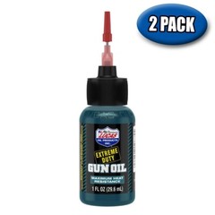 LUCAS OIL 10875 EXTREME DUTY MAX HEAT RESISTANCE GUN OIL 1 OZ. BOTTLE – 2 PACK