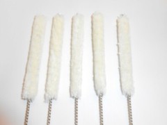 HIGHTBRUSH 35180 1/2” X 8” COTTON TWISTED TUBE SPIRAL STRAW BRUSH 5 PACK