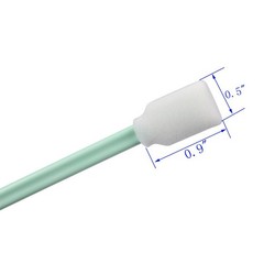 LOVEDAY 100pc 5.1″ Square Rectangle Foam Cleaning Swab Sticks for white