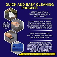 Griddle Cleaning Kit, Flat Top Grill Set-Cleaning Blocks, CleaningKitNEW
