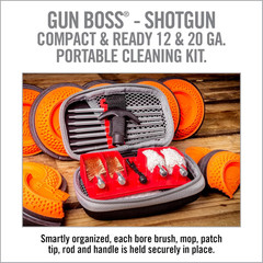 Shotgun Cleaning Kit – Compact Cleaning Case for 12 and 20 Gauge with 7 Section