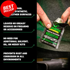 Single Use Gun Oil Wipes CLP Cleaning Lubricant Packets Hunting Range – US