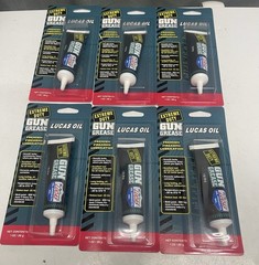 6 PK-LUCAS Extreme Duty Gun Grease 1oz Tube Lubricates long term Protection