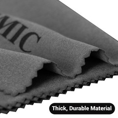 Silicon Lint Free Microfiber Gun Cleaning Cloths, 12″x12″ – Reusable Metal Su…