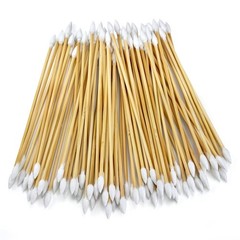 Gun Cleaning Swabs Double-Ended 6″ Pointed Tip Cotton Firearm Cleaning Q-Tips