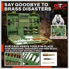 New GTP Universal Gun Rifle Pistol Handgun Shotgun Firearm Cleaning Kit w/Case