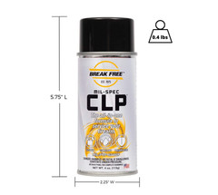 Break Free CLP Clean Lubricant Preservative Gun Cleaner 100 Swabs 200 patches