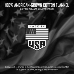 Pro-Shot Gun Cleaning Patches – 2 1/4″ Cotton Flannel, 750 Pack for Firearms