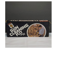 Hoppe’s Vintage .38 Caliber gun Cleaning Kit with Storage Box, Patch Cloth, Oil