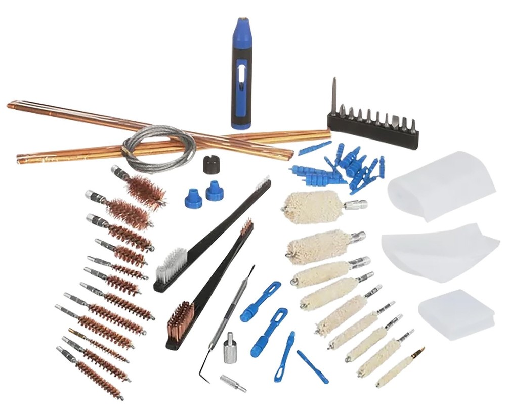 DAC 38296 Super Deluxe Universal Cleaning Kit Multi-Caliber/62 Pieces Silver