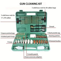 New Universal Gun Rifle Pistol Handgun Shotgun Firearm Cleaning Kit Set w/Case